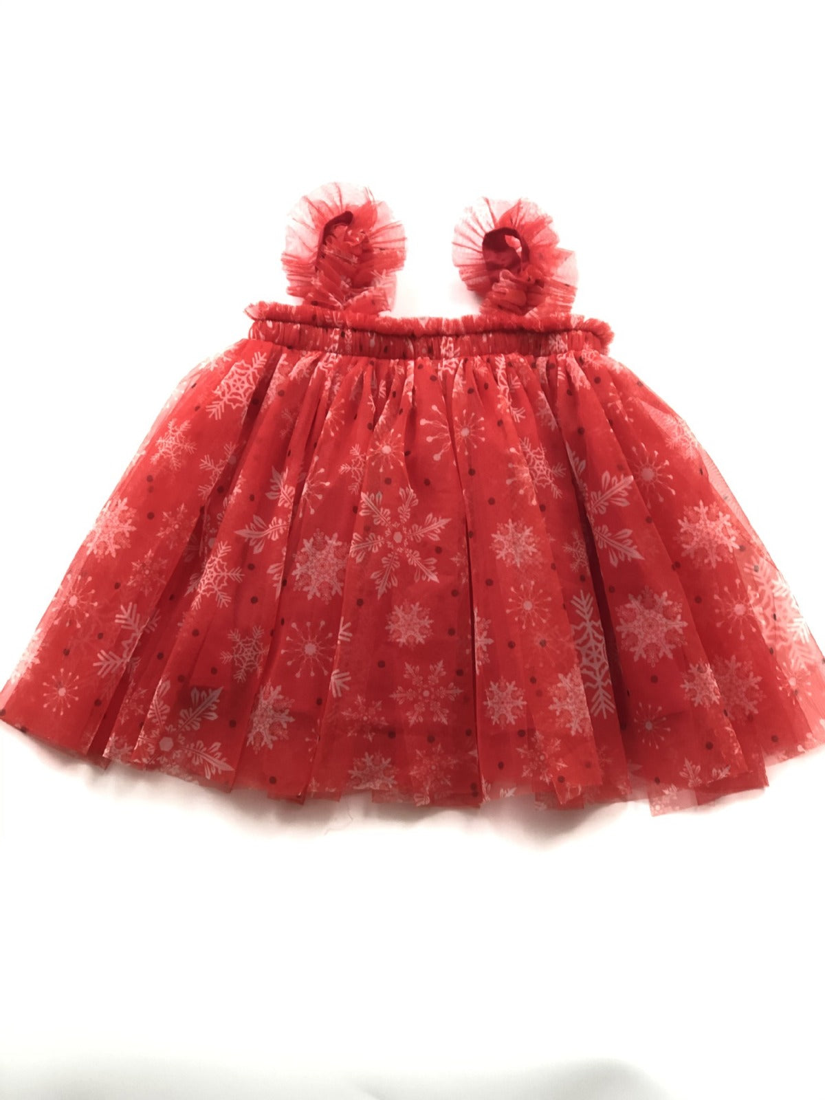 Vestido Infantil Natal Tule