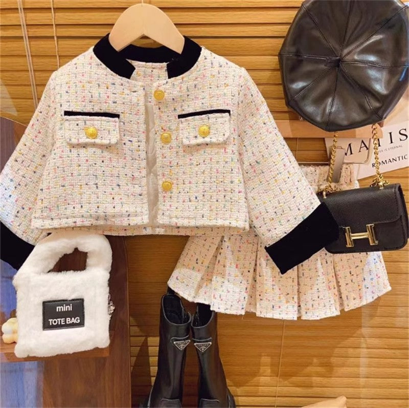 Conjunto Infantil Feminino Tweed Boutique