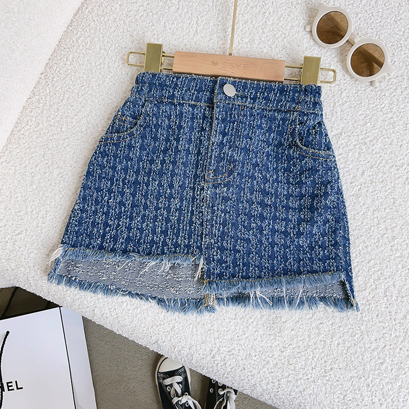 Conjunto Infantil Jeans Desfiado