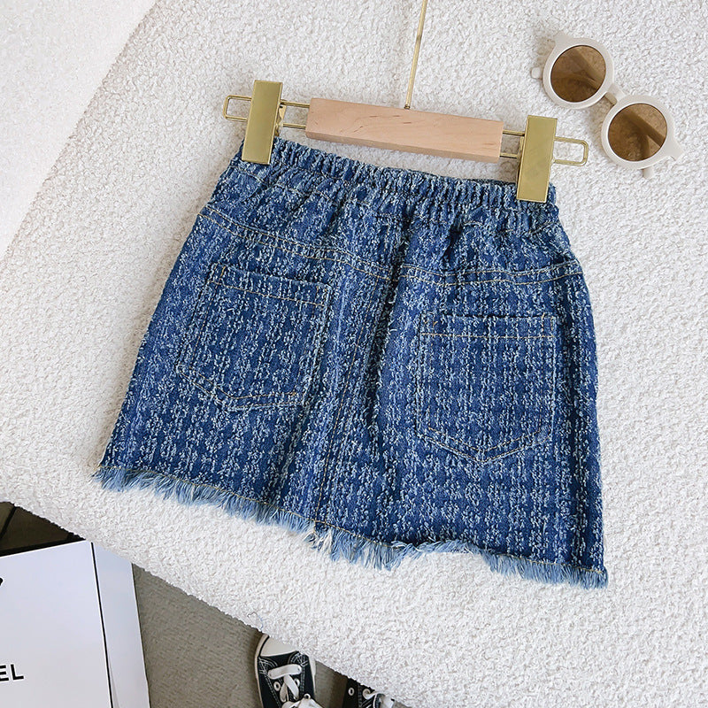 Conjunto Infantil Jeans Desfiado