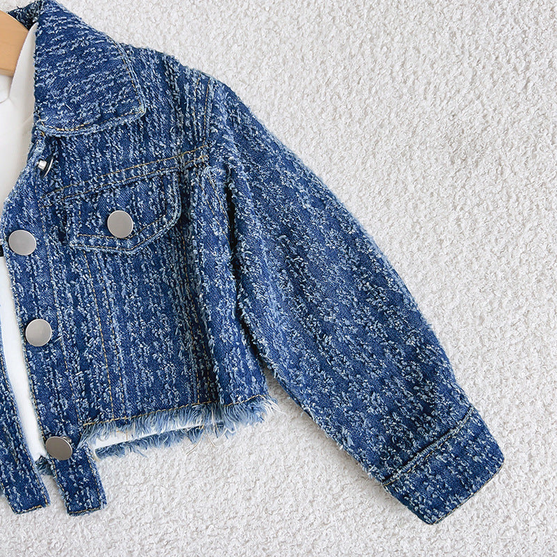 Conjunto Infantil Jeans Desfiado