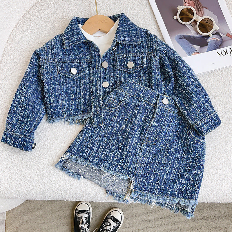 Conjunto Infantil Jeans Desfiado