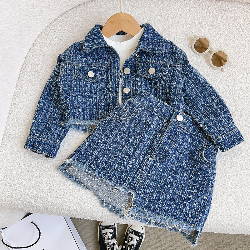 Conjunto Infantil Jeans Desfiado