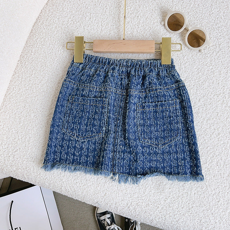 Conjunto Infantil Jeans Desfiado