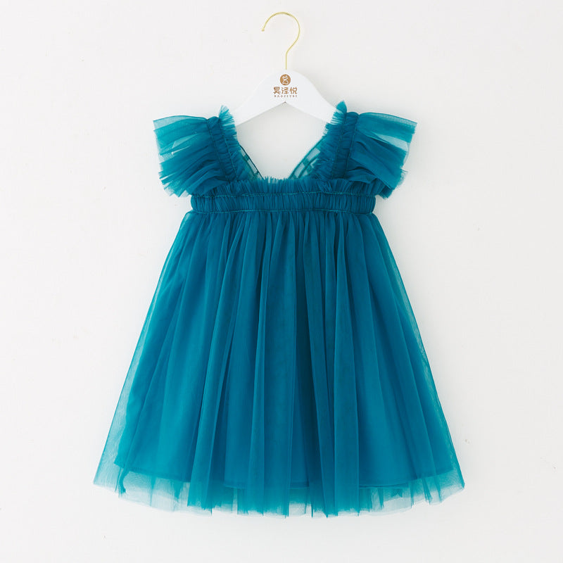 Vestido Infantil Tule Asinha