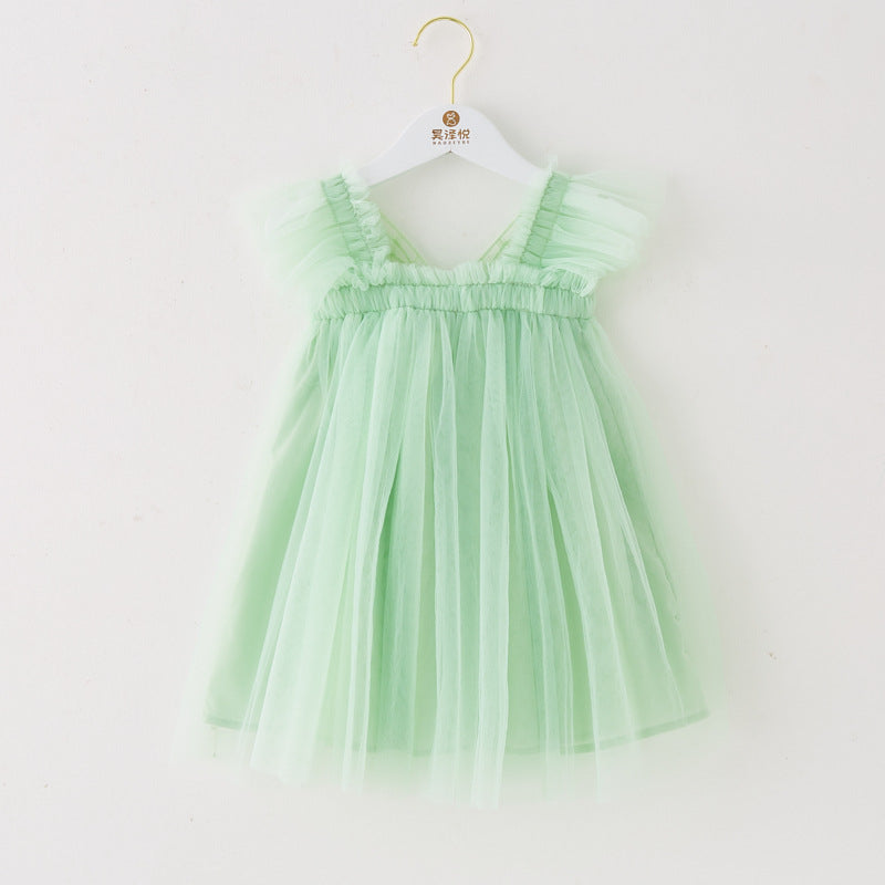 Vestido Infantil Tule Asinha