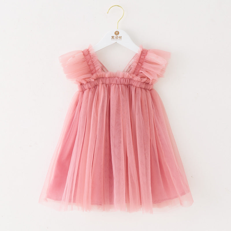 Vestido Infantil Tule Asinha