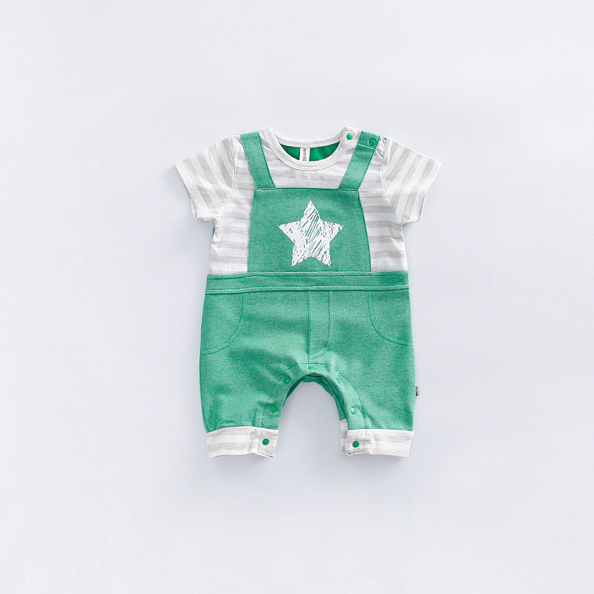 Macaquinho Infantil Verde Estrela