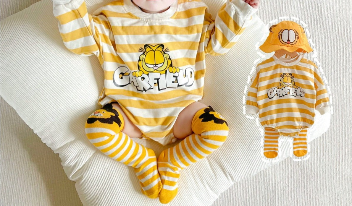 Body Infantil Garfield Lístras