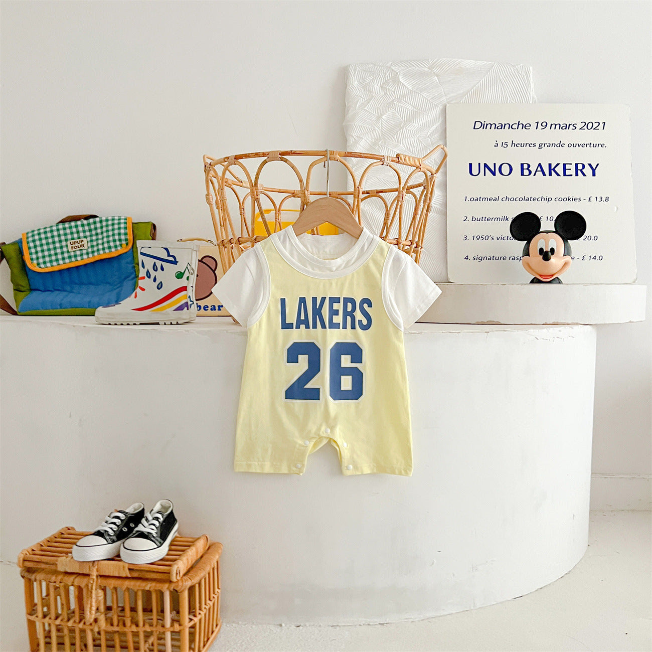 Macaquinho Infantil Lakers 26