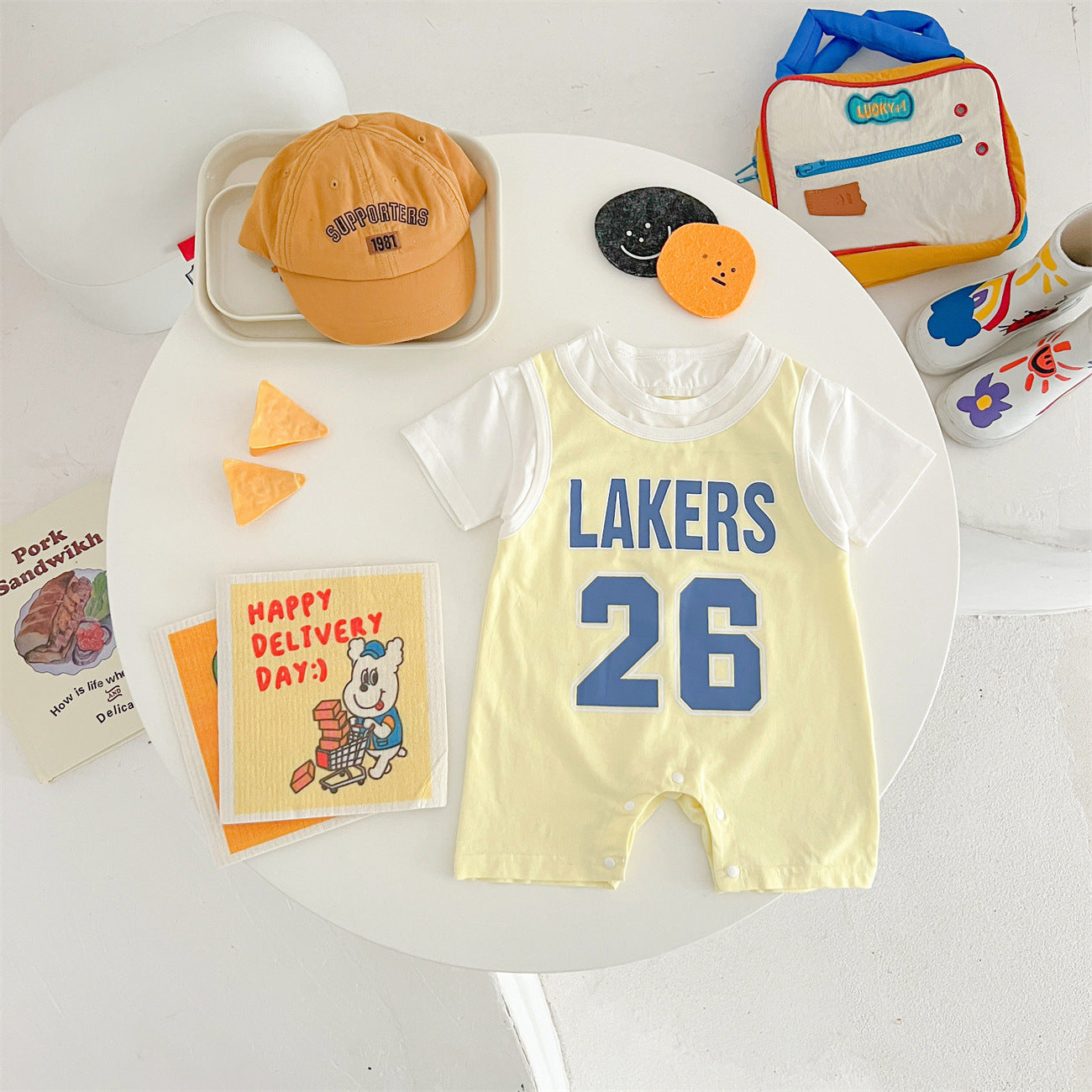 Macaquinho Infantil Lakers 26