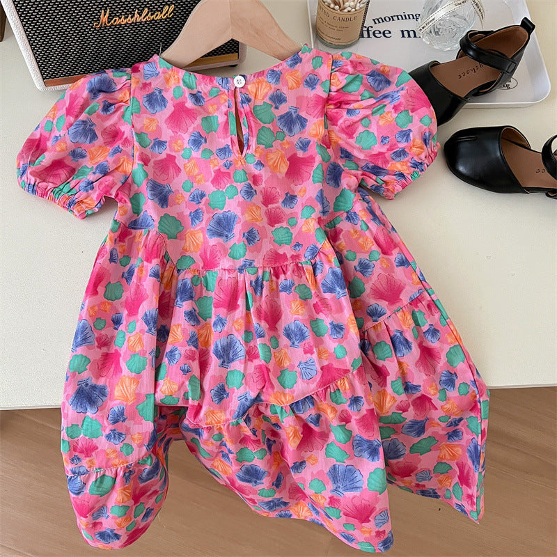 Vestido Infantil Flores Verão