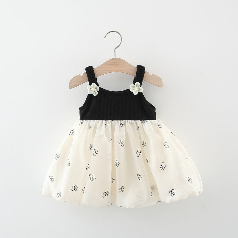 Vestido Infantil Laço Florzinhas