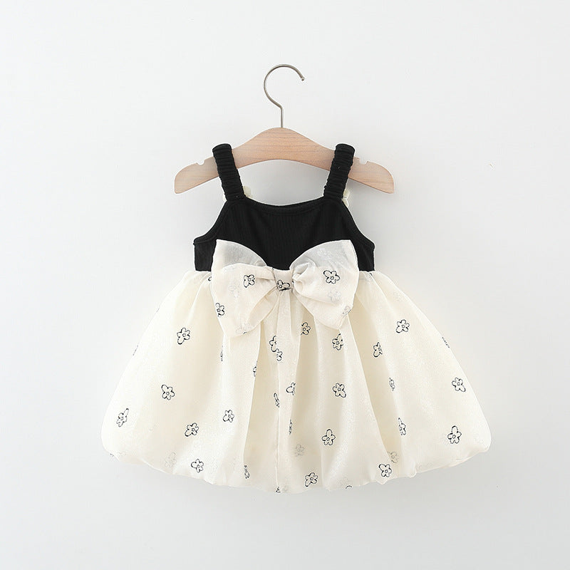 Vestido Infantil Laço Florzinhas