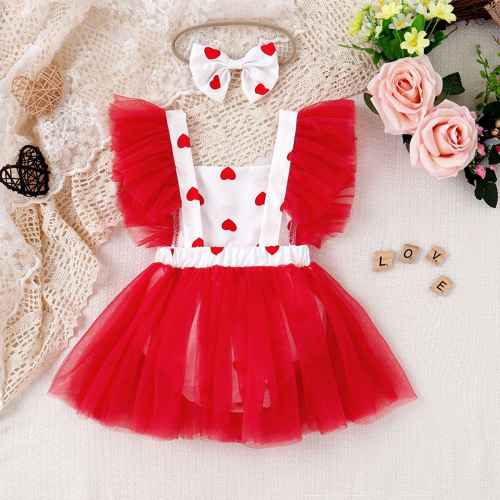 Body Infantil Feminino Coraçõeszinhos