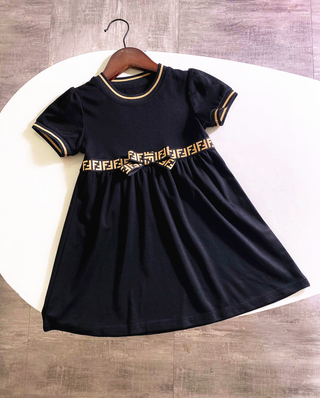 Vestido Infantil F Laçinho