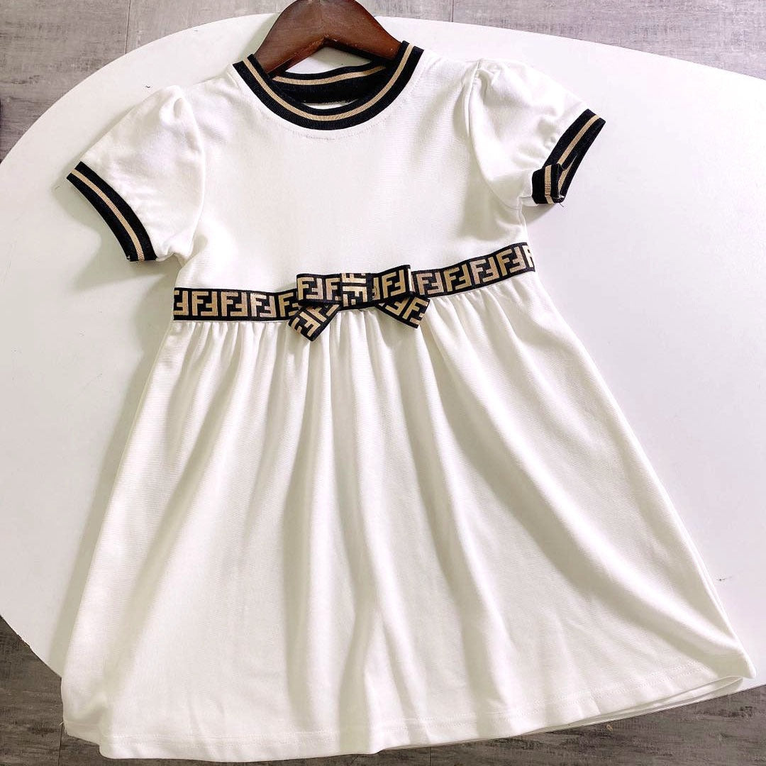 Vestido Infantil F Laçinho