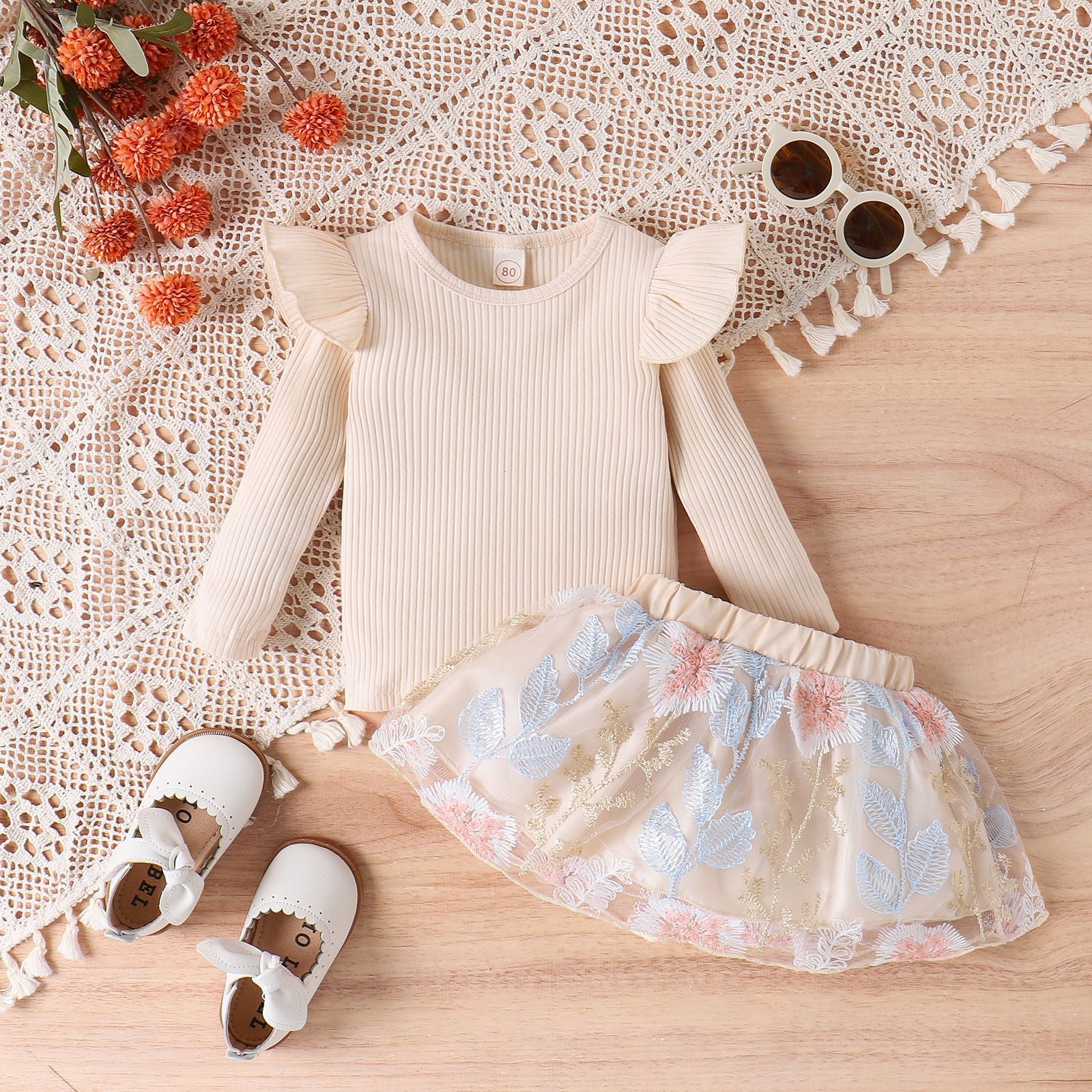 Conjunto Infantil Feminino Saínha Floral