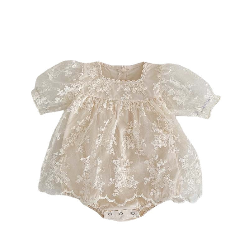 Body Infantil Tule Floral