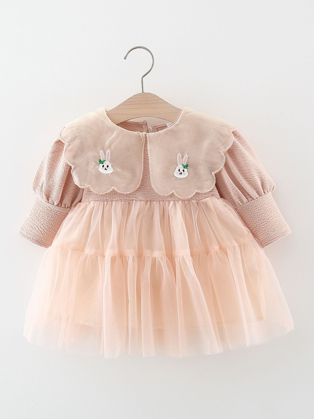 Vestido Infantil Gola Coelhinho