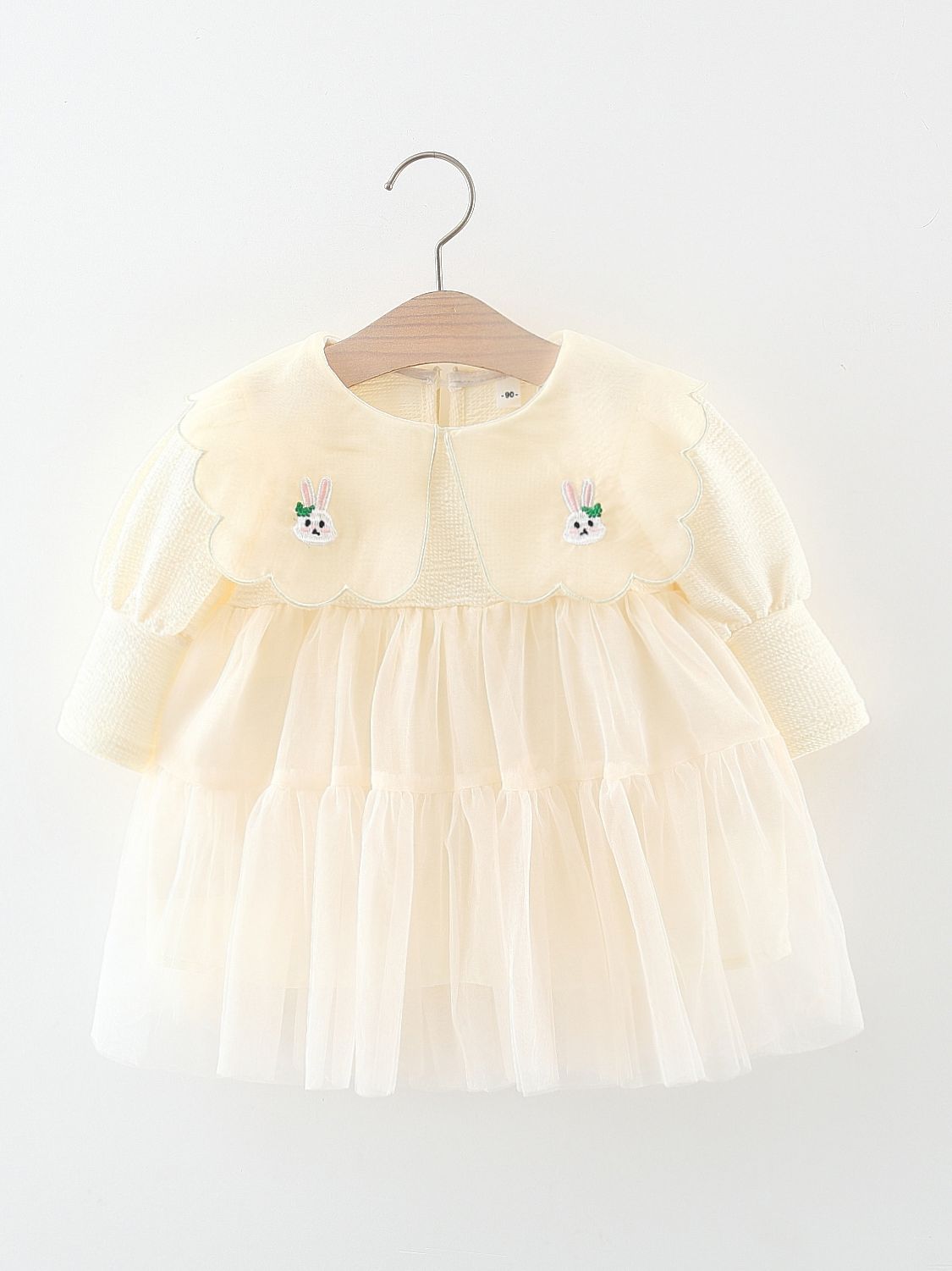 Vestido Infantil Gola Coelhinho