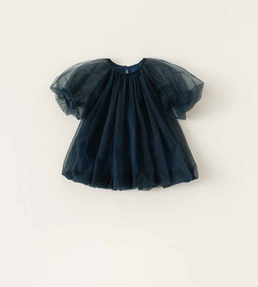 Vestido Infantil Tule Lua