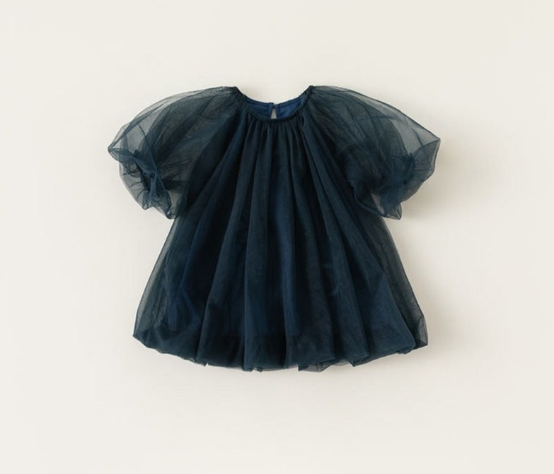 Vestido Infantil Tule Lua