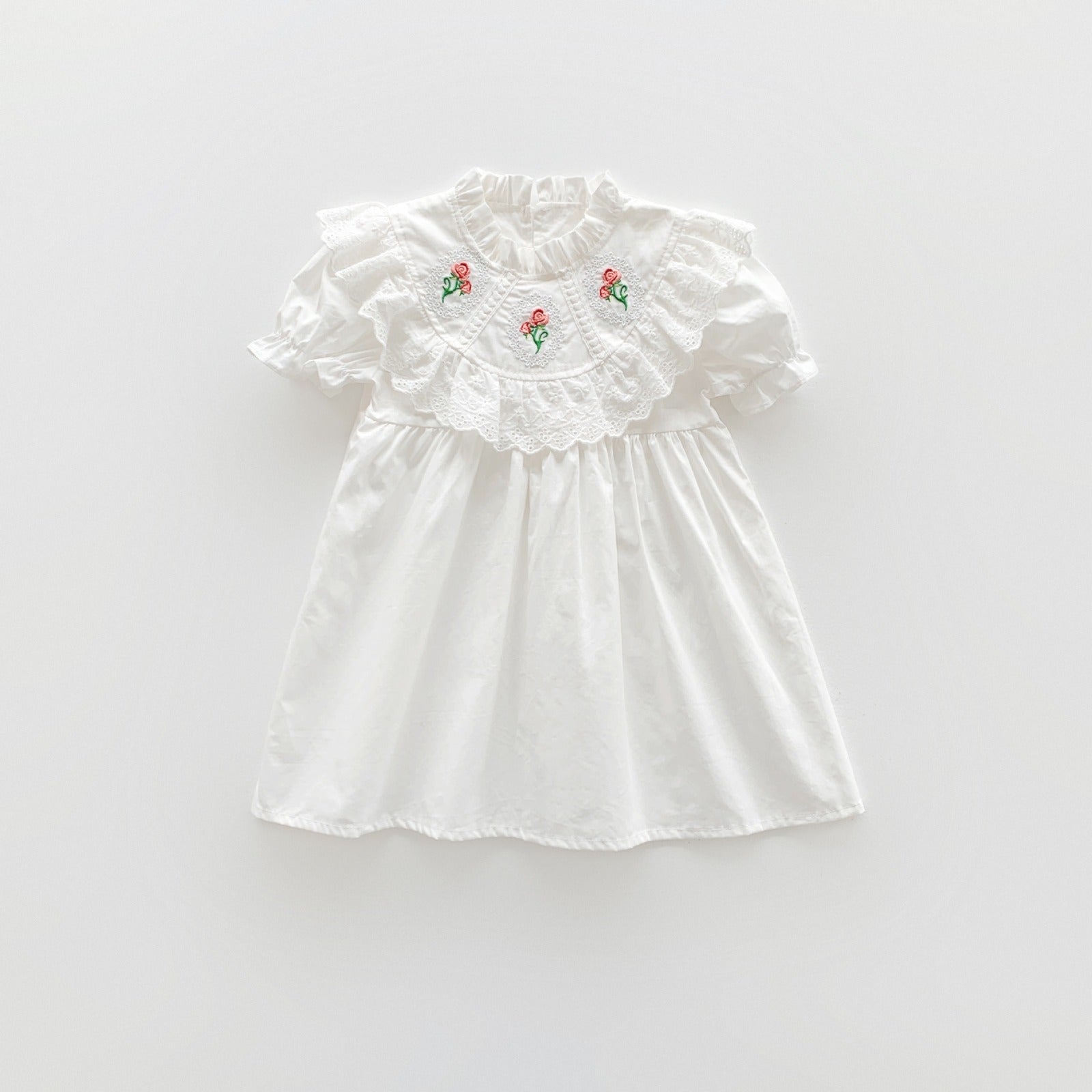 Vestido Infantil Renda Florzinhas