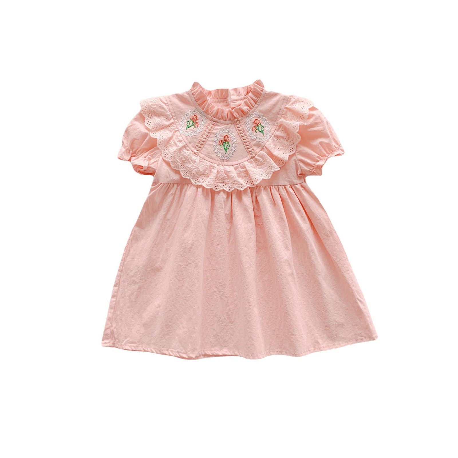 Vestido Infantil Renda Florzinhas