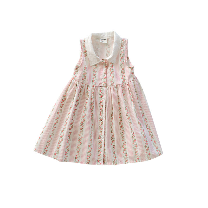 Vestido Infantil Floral Golinha