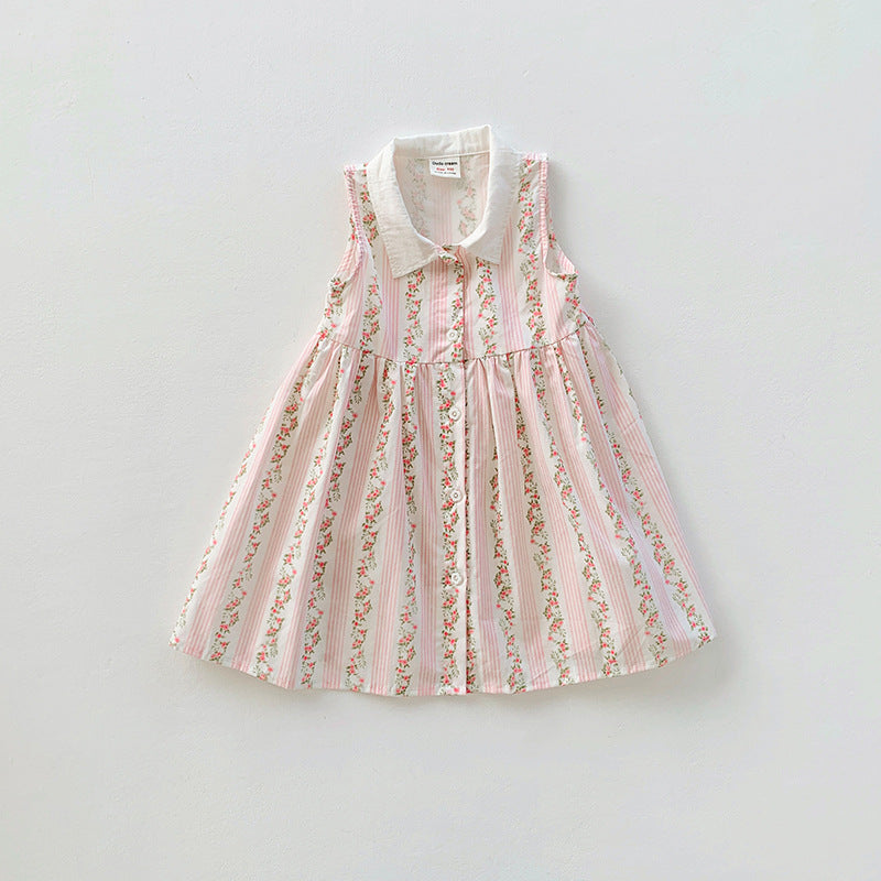 Vestido Infantil Floral Golinha