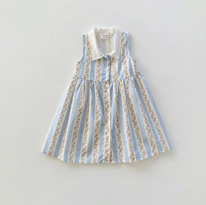 Vestido Infantil Floral Golinha