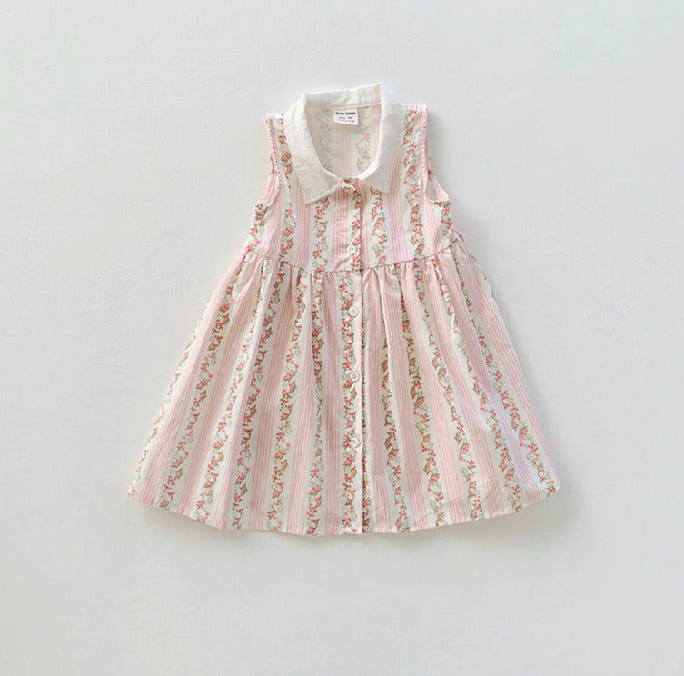 Vestido Infantil Floral Golinha