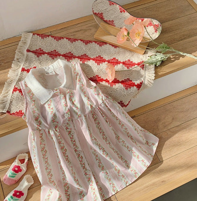 Vestido Infantil Floral Golinha