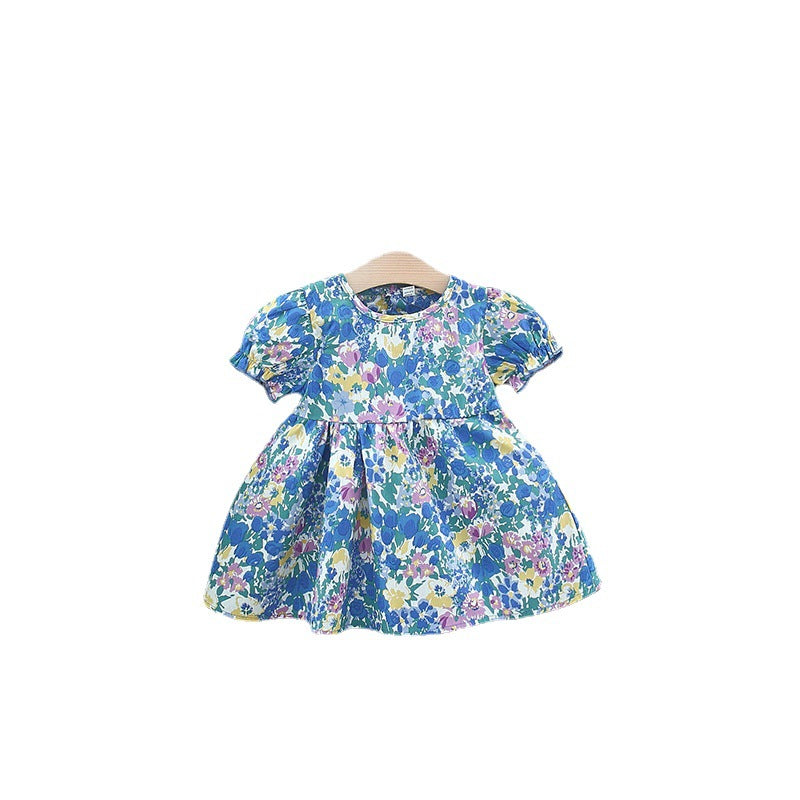 Vestido Infantil Floral Asinha