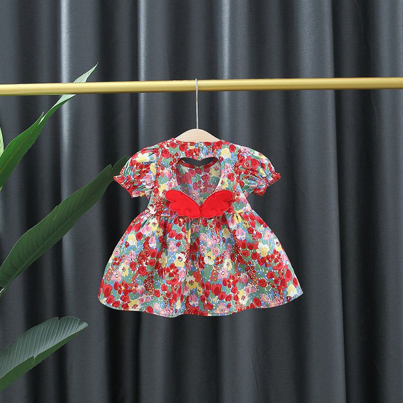 Vestido Infantil Floral Asinha