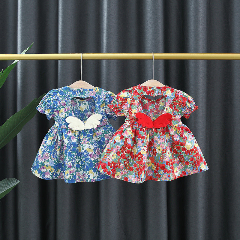 Vestido Infantil Floral Asinha