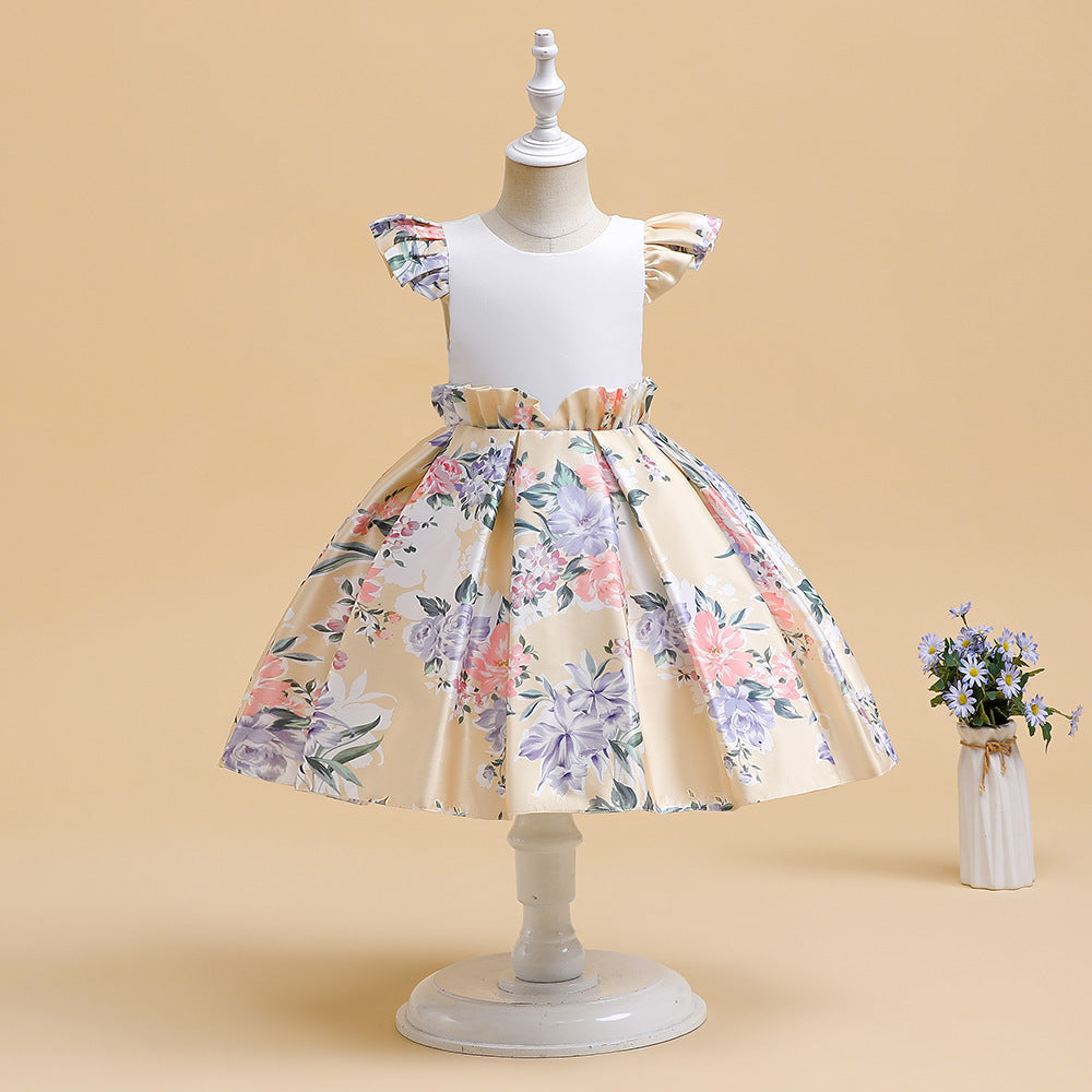 Vestido Infantil Floral Manguinha