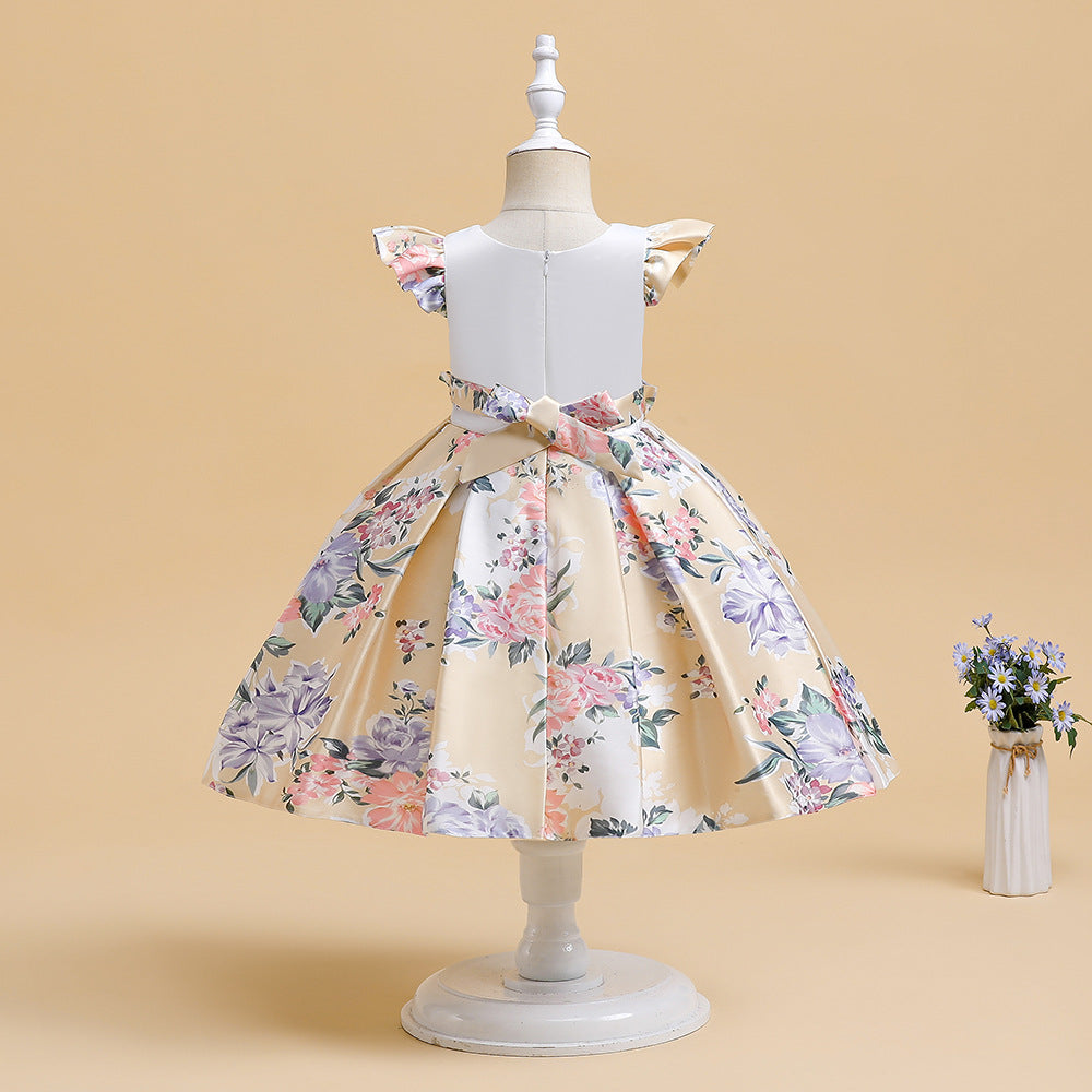 Vestido Infantil Floral Manguinha