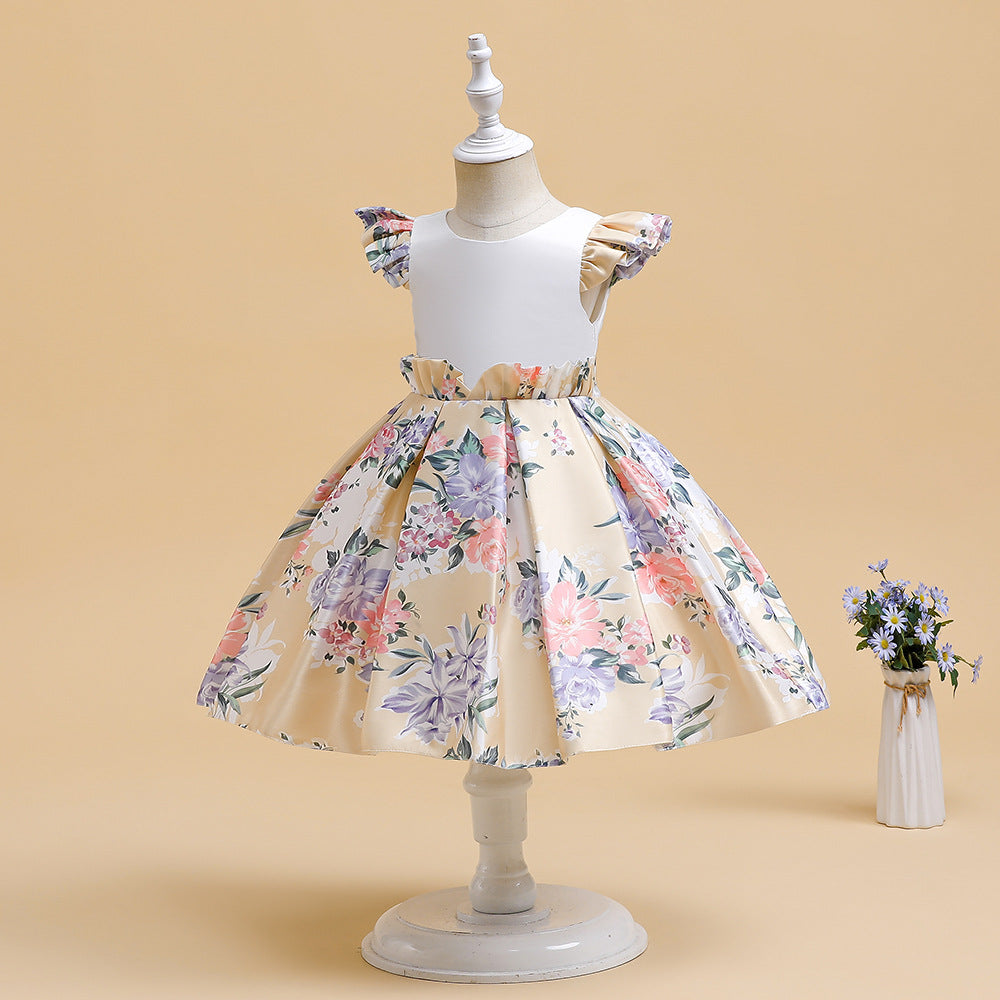 Vestido Infantil Floral Manguinha