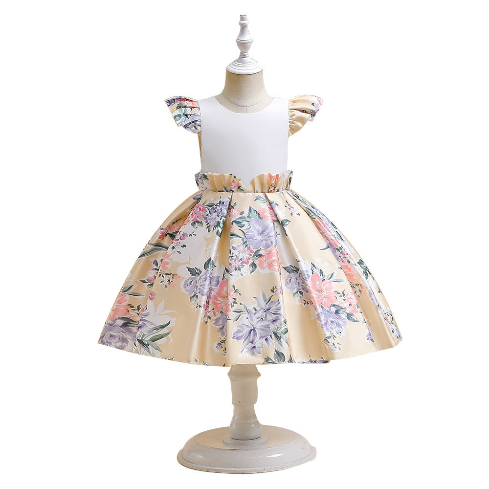 Vestido Infantil Floral Manguinha