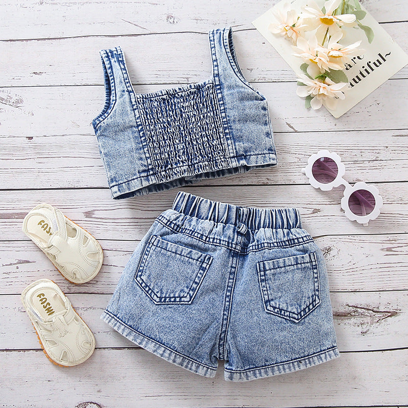 Conjunto Infantil Jeans Melancia