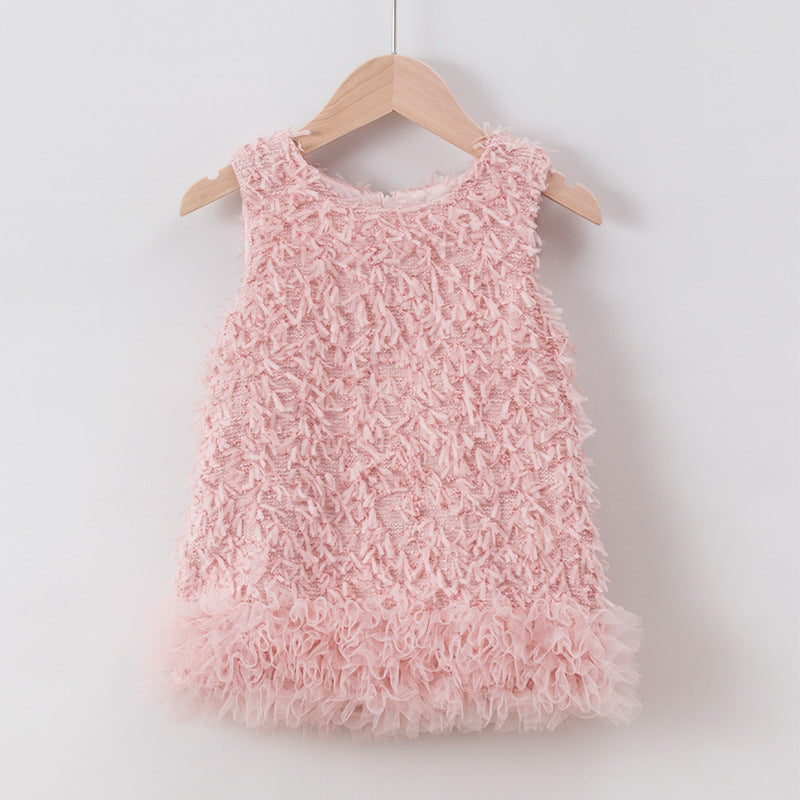 Vestido Infantil Tweed Babadinhos