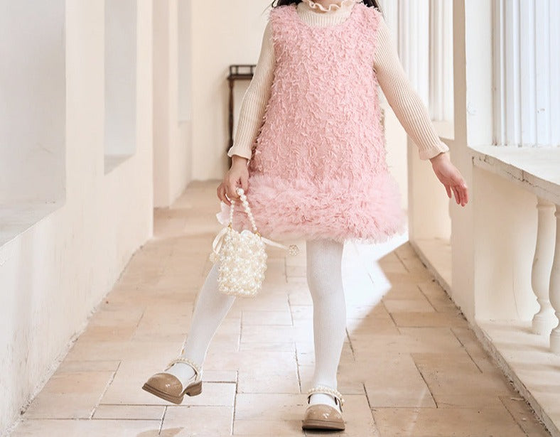 Vestido Infantil Tweed Babadinhos