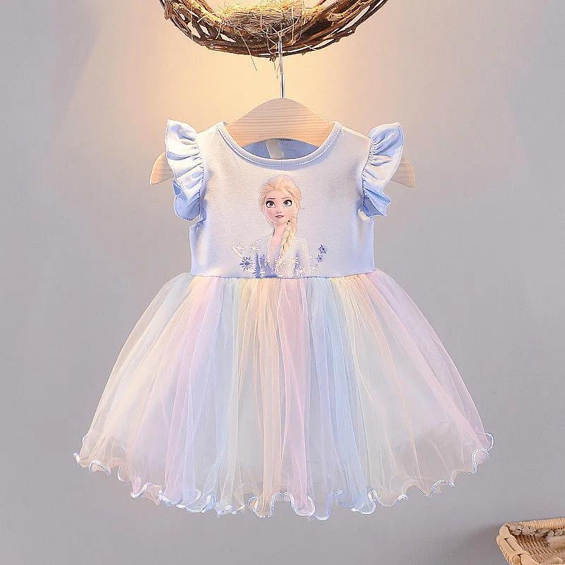 Vestido Infantil Frozen Tule