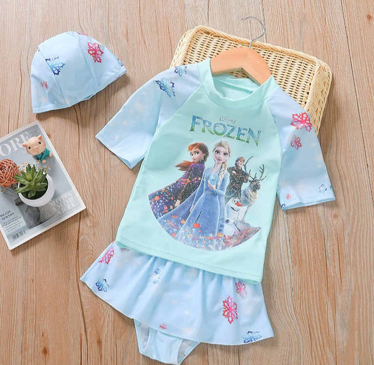 Conjunto Infantil  Biquíni Frozen