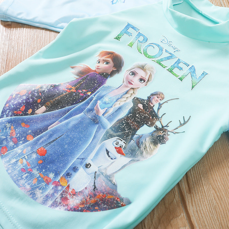 Conjunto Infantil  Biquíni Frozen