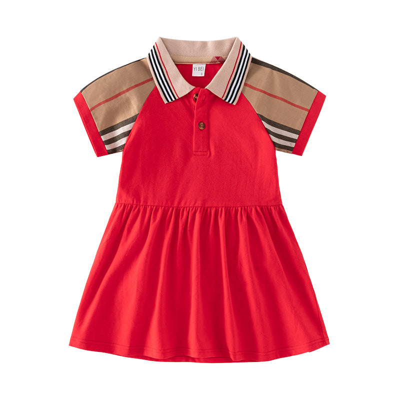 Vestido Infantil Golinha Bulberry