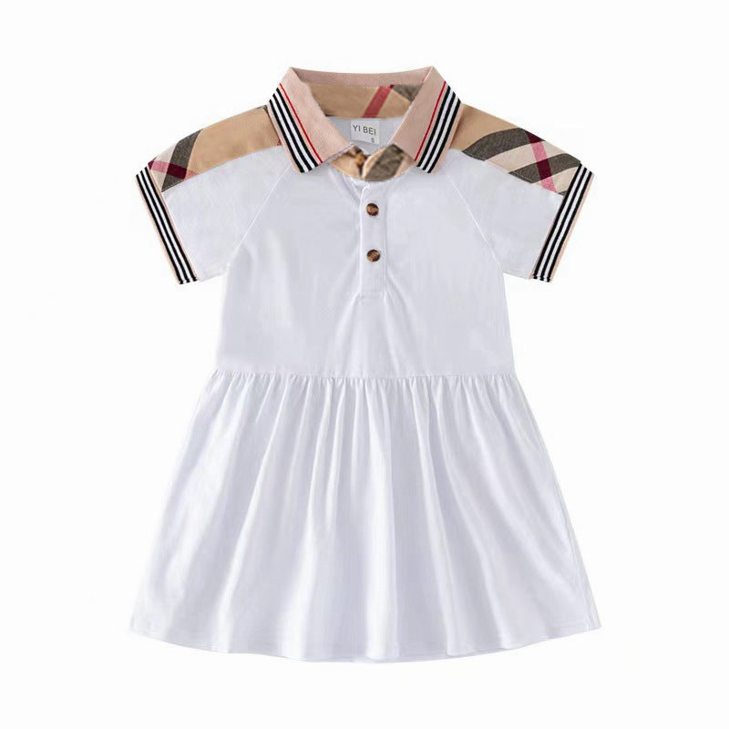 Vestido Infantil Golinha Bulberry