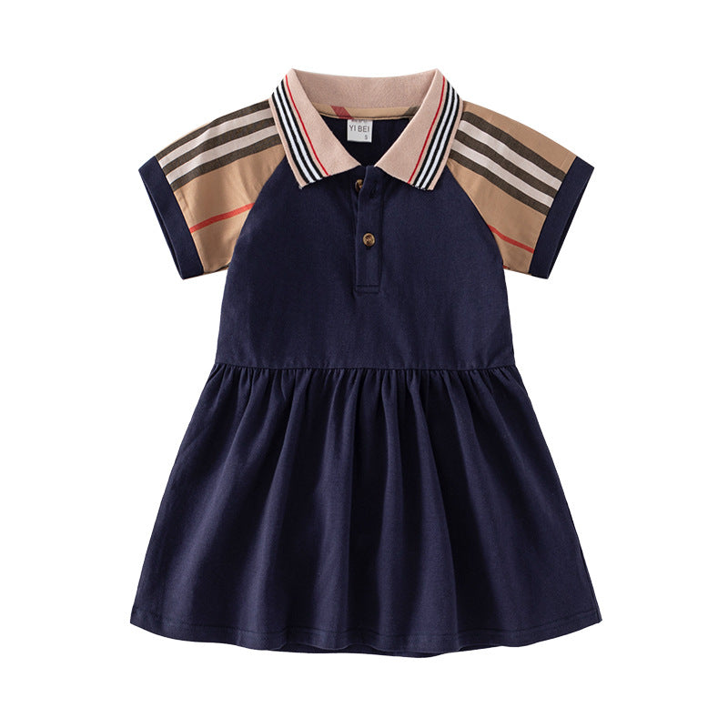 Vestido Infantil Golinha Bulberry